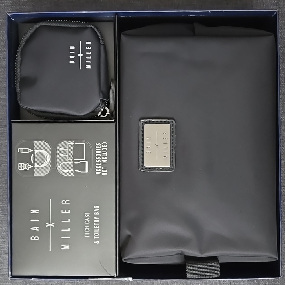 Bain & Miller Combo Tech Case & Toiletry Bag